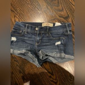 Hollister jean short shorts